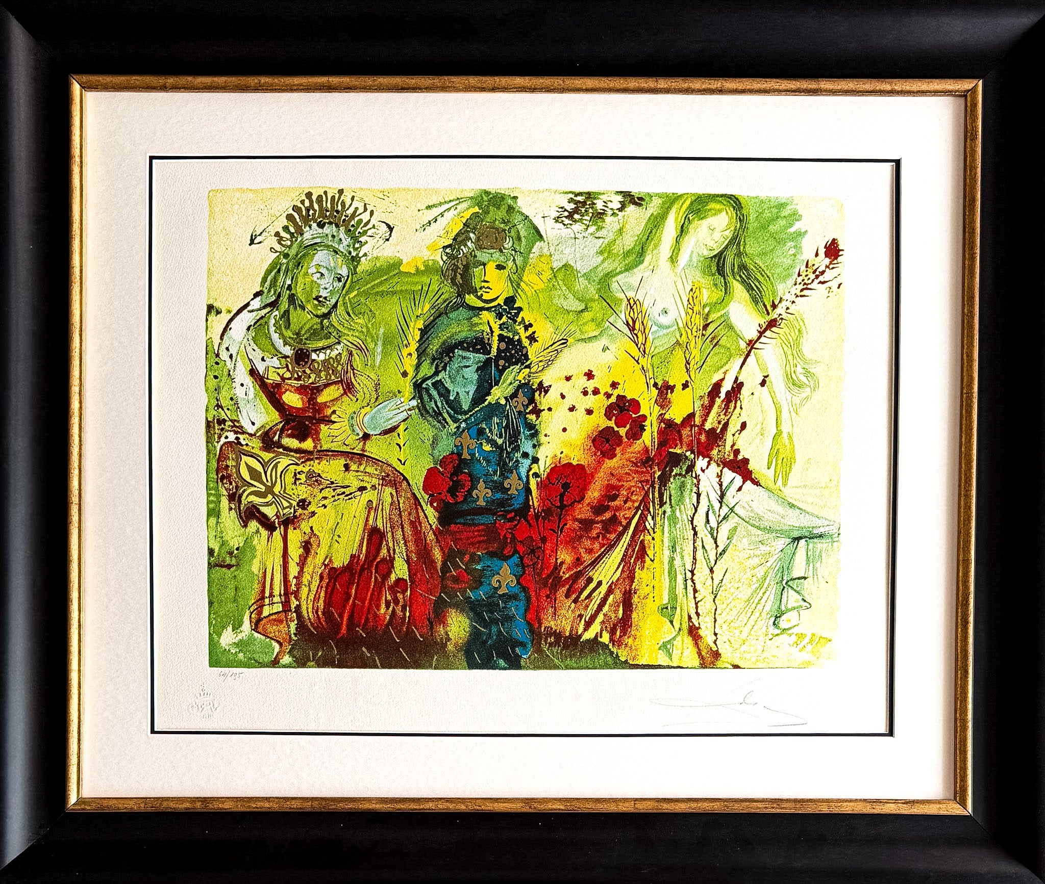 Salvador Dalí (1904–1989) – L’Été – Litografia a colori su carta Arches