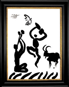 Pablo Picasso (1881–1973) - Danseur et musicien - Lithograph on Arches paper