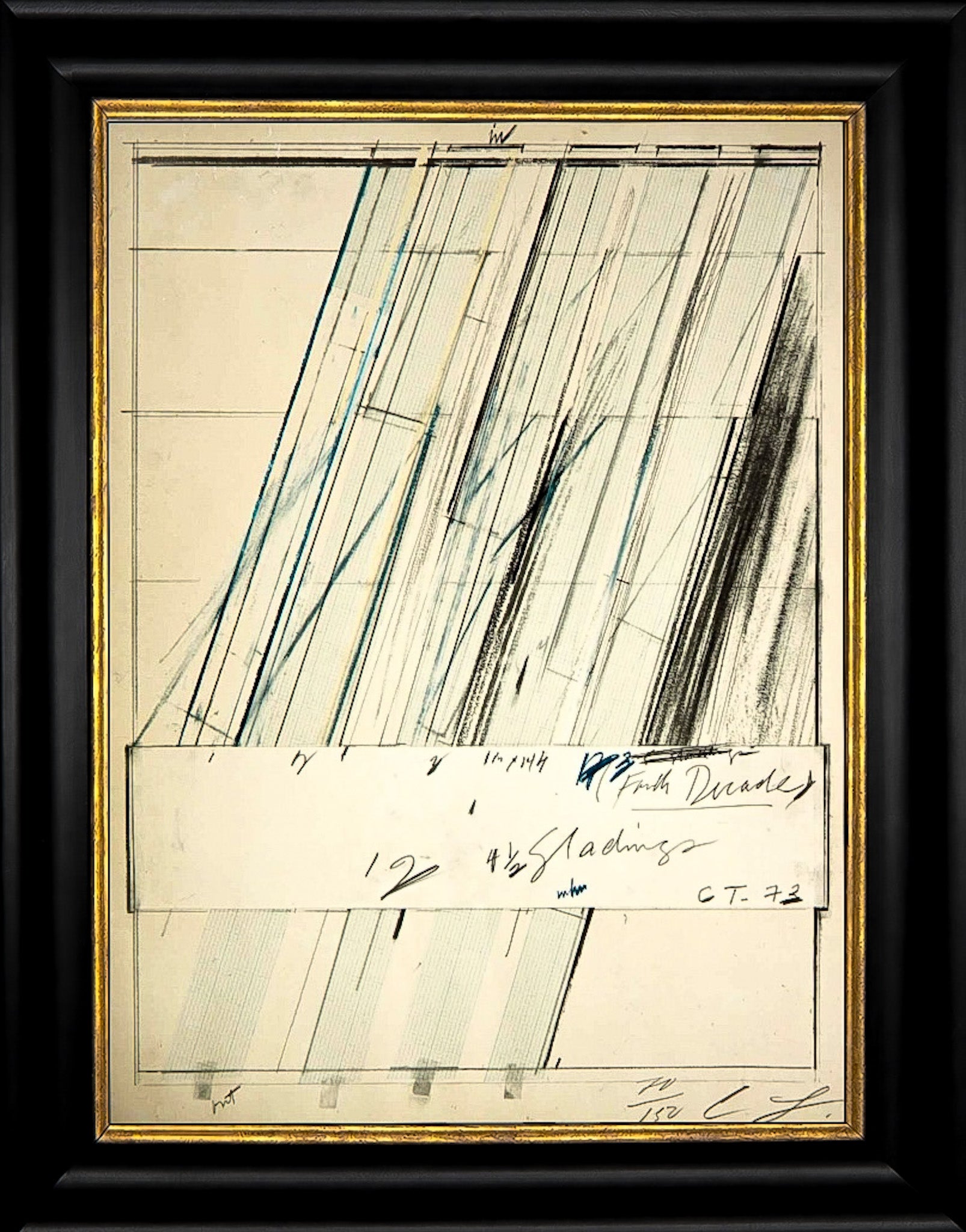 Cy Twombly (1928-2011) – Lithographie offset en couleur sur papier – 1973