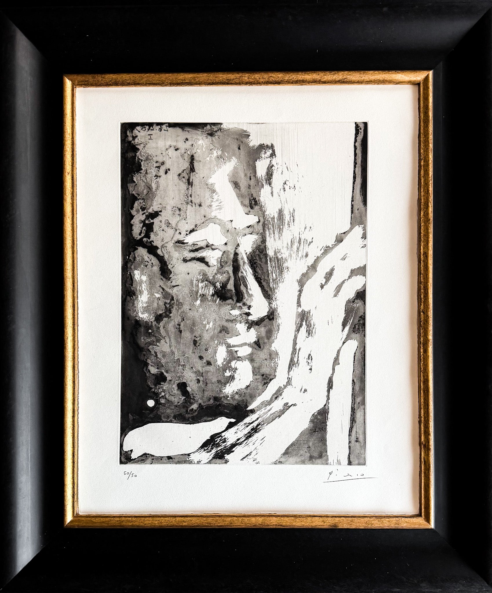 Pablo Picasso (1881–1973) - Senza titolo - Incisione e acquatinta su carta - 1965