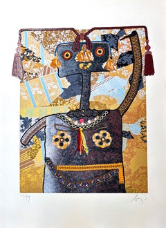 Enrico Baj (1924–2003) - Marie Françoise Cathérine de Beauvan - Mixed Media