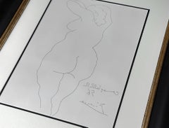 Pablo Picasso (1881–1973) – Femme vue de Dos – Etching on paper – 1956