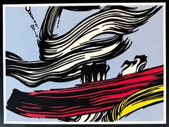 Roy Lichtenstein (1923–1997) – Brushstrokes – Screenprint on off-white wove pape