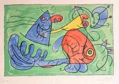 Joan Miró (1893–1983) - UBU ROI - Color lithograph on Arches paper - 1966