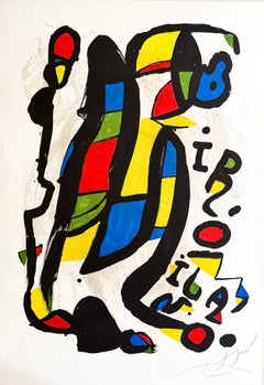Joan Miró (1893–1983) - Miró Milano - Color lithograph on Arches paper - 1981