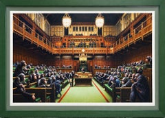 Banksy (1974) - Monkey Parliament - Offset lithograph in colours on paper - 2009