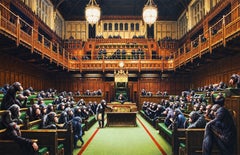 Banksy (1974) - Monkey Parliament - Offset lithograph in colours on paper - 2009