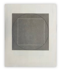 Robert Mangold (1937) - Plate I - Aquatint on paper - 1973