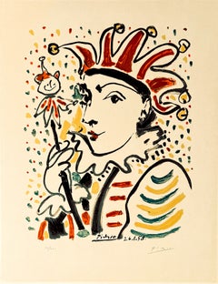 Pablo Picasso (1881-1973) - La Folie - Litografía en color sobre papel Arches - 1958