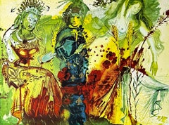 Salvador Dalí (1904–1989) – L’Été – Color lithograph on Arches paper