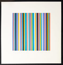 Bridget Riley (1931) - Serpentine Print - Color screenprint on wove paper - 1999