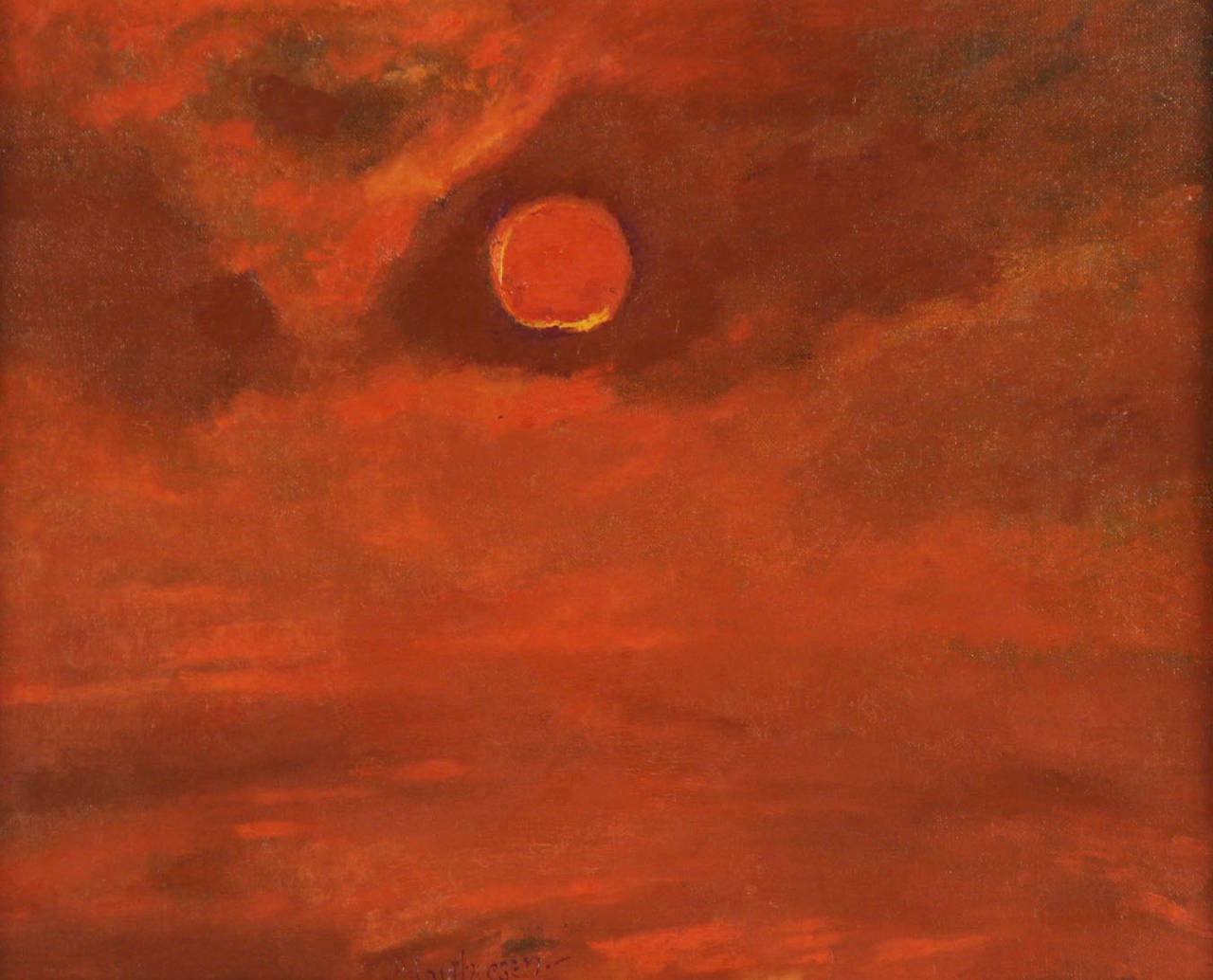 September Sun - Painting by Albert Houthusen