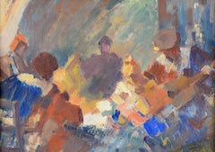 The Musicians - Early 20th Century French Post-Impressionist Figurative Painting