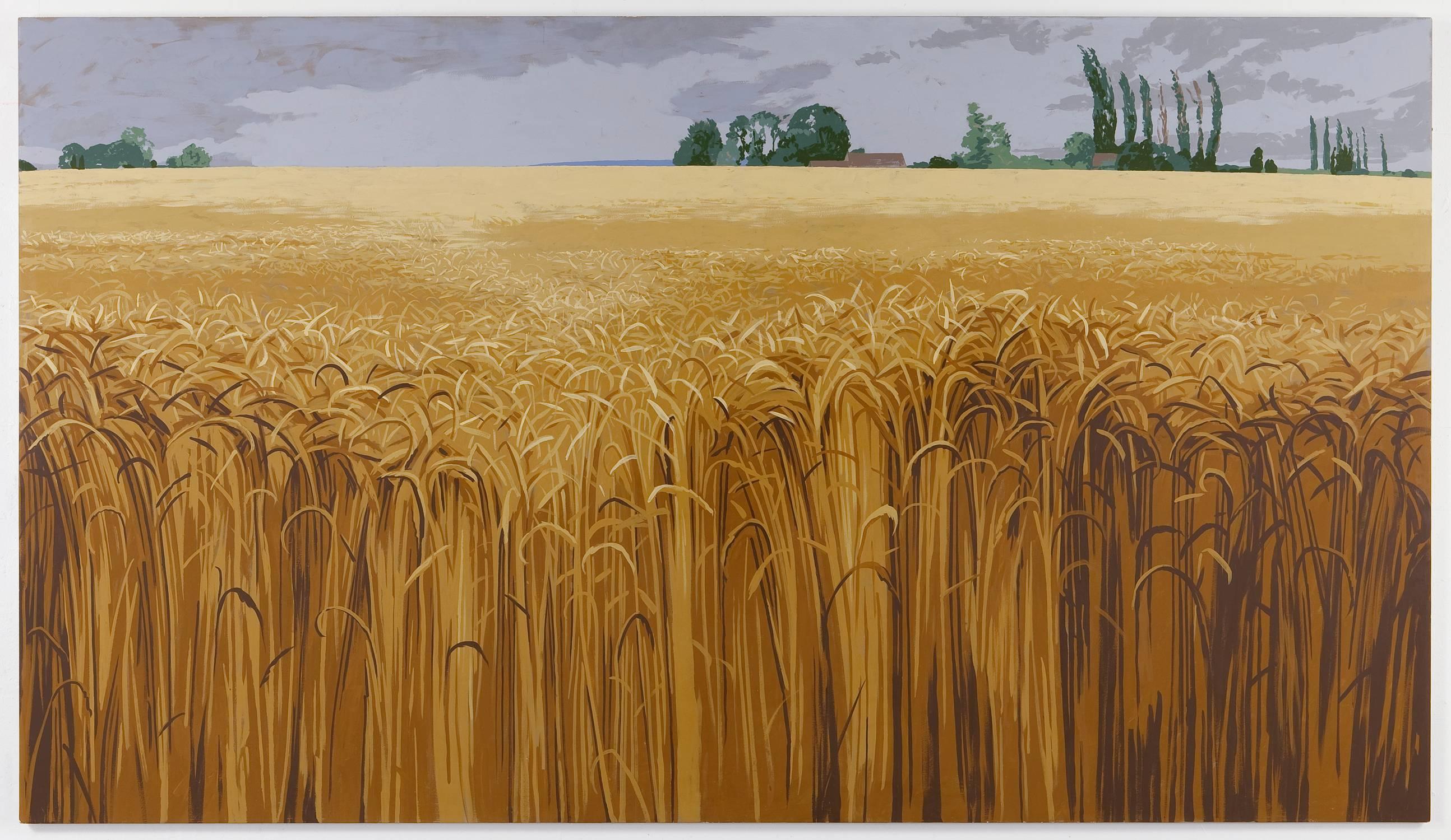 Matthew Benedict Landscape Painting - Wheatfield Near Giverny