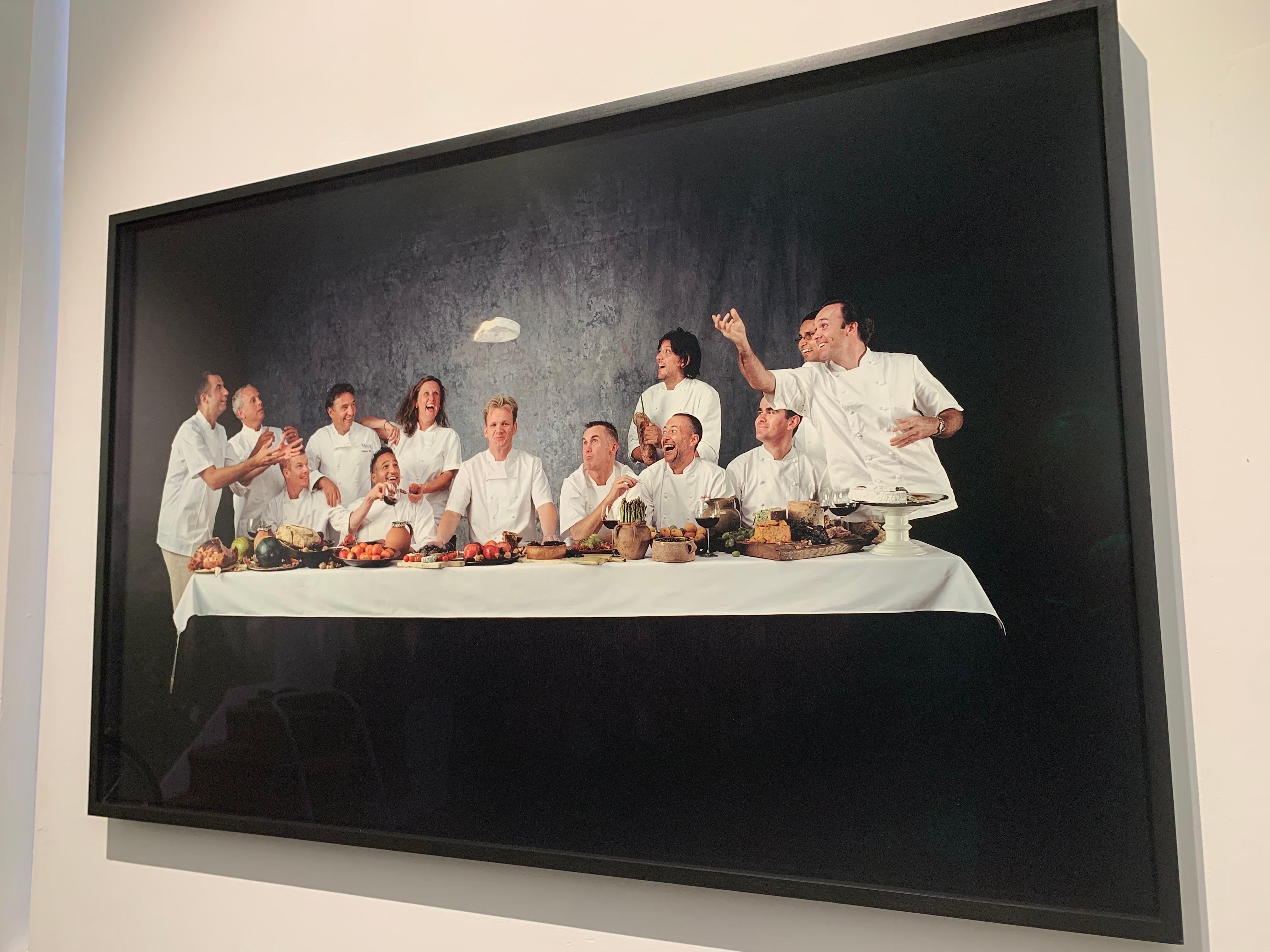 Le dernier plat des chefs - Portrait de 13 chefs à étoiles Michelin - Impression encadrée en vente 1