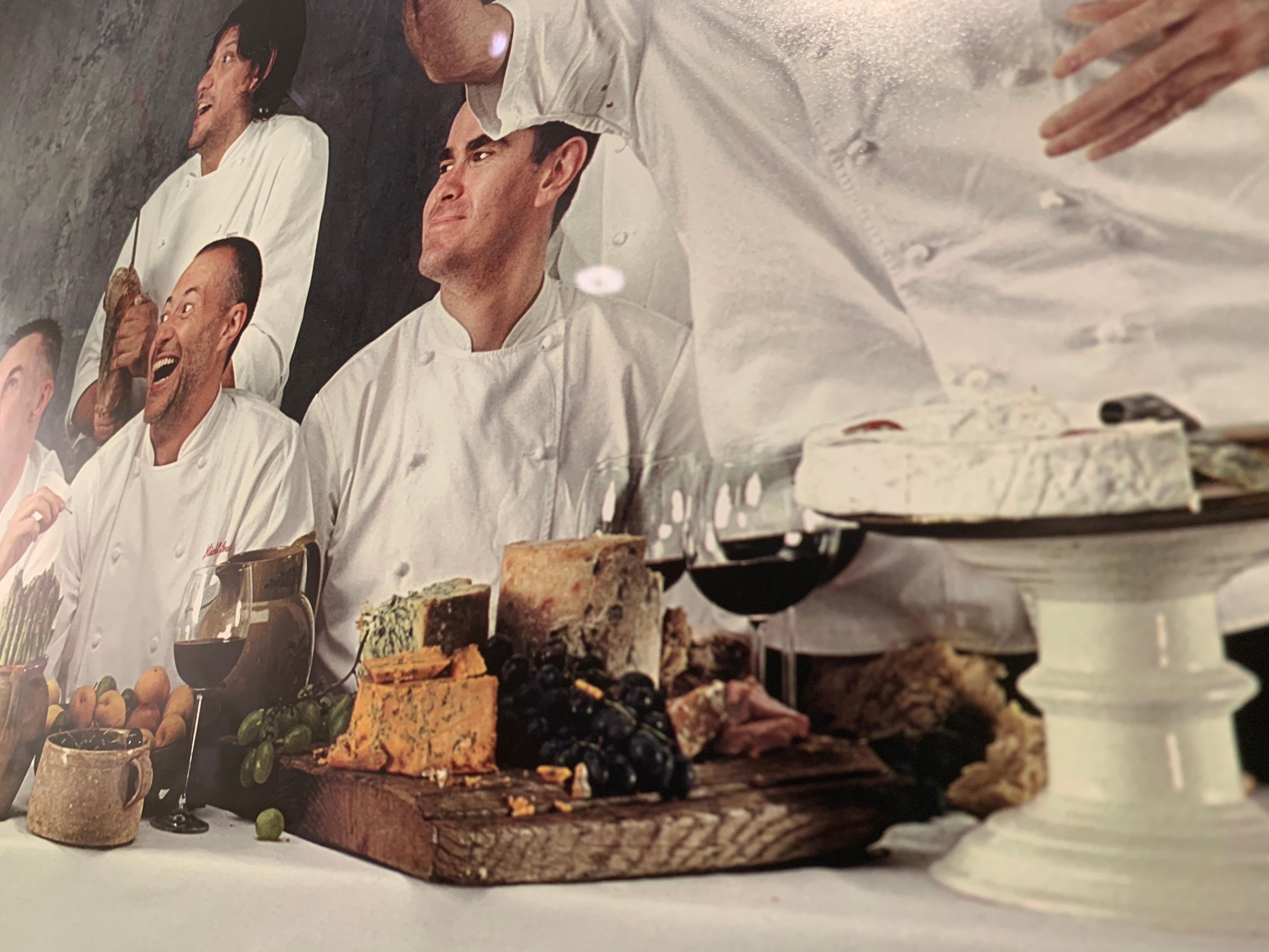 Le dernier plat des chefs - Portrait de 13 chefs à étoiles Michelin - Impression encadrée en vente 4