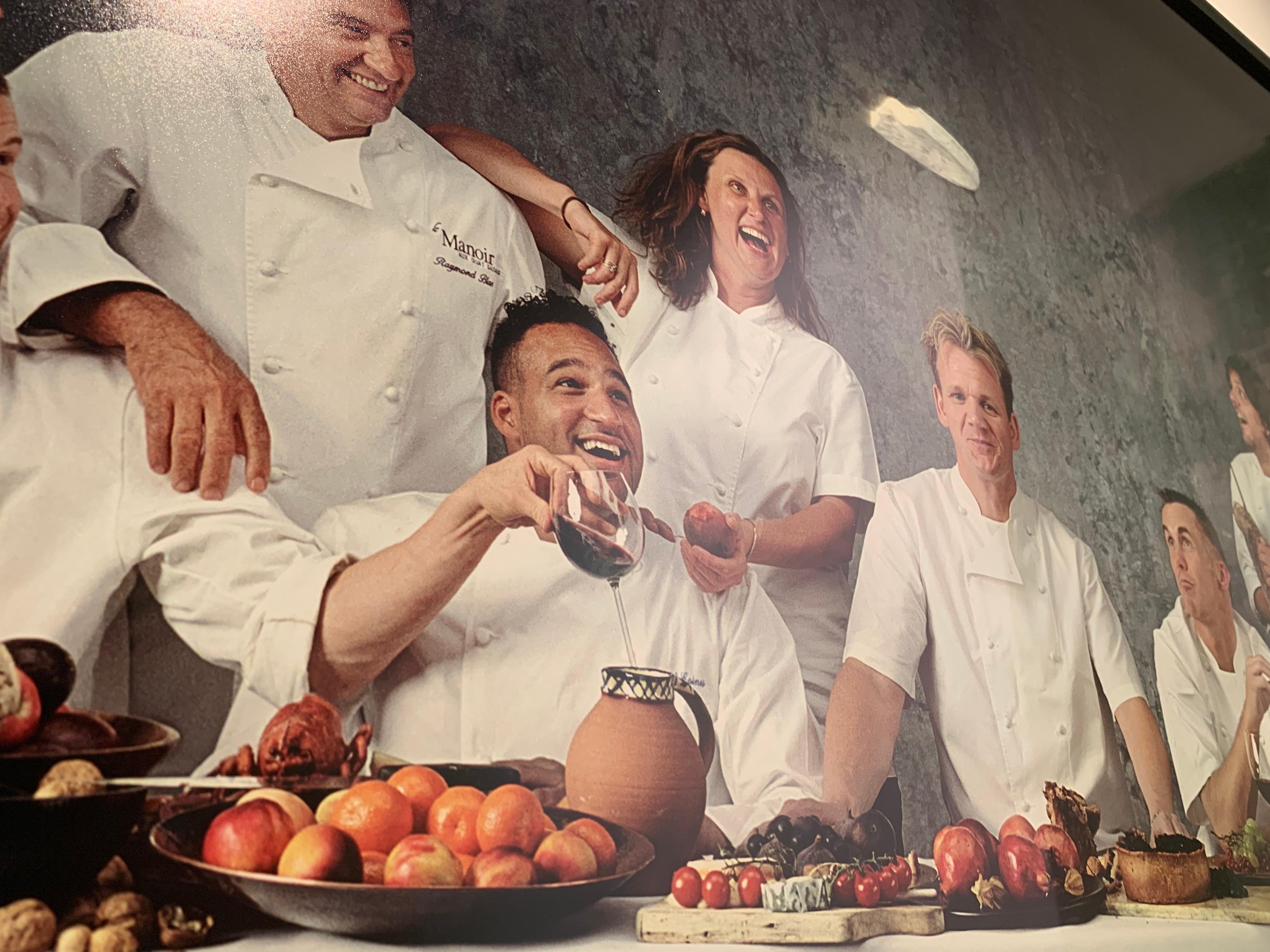 Le dernier plat des chefs - Portrait de 13 chefs à étoiles Michelin - Impression encadrée en vente 5