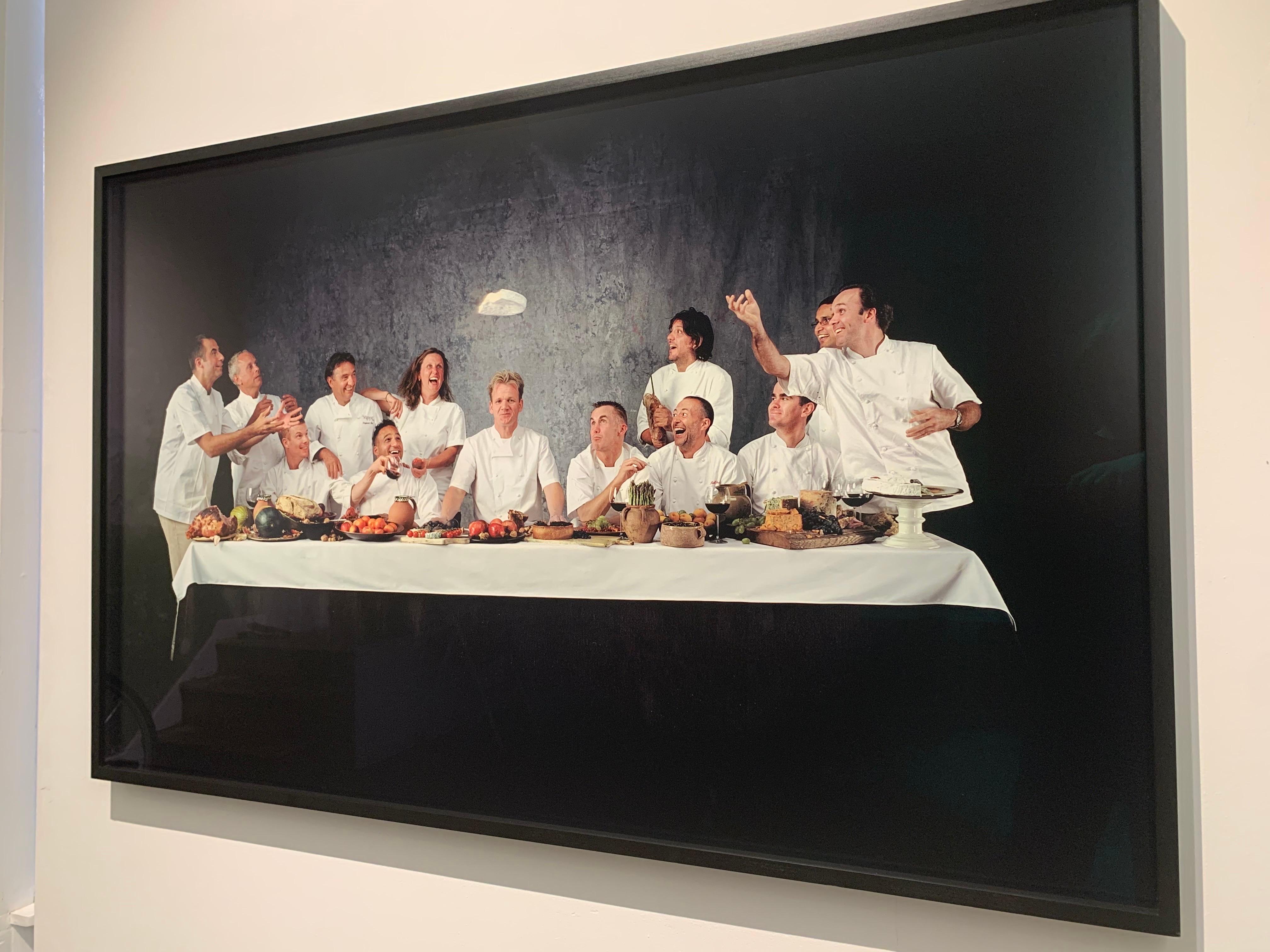 Le dernier plat des chefs - Portrait de 13 chefs à étoiles Michelin - Impression encadrée en vente 11