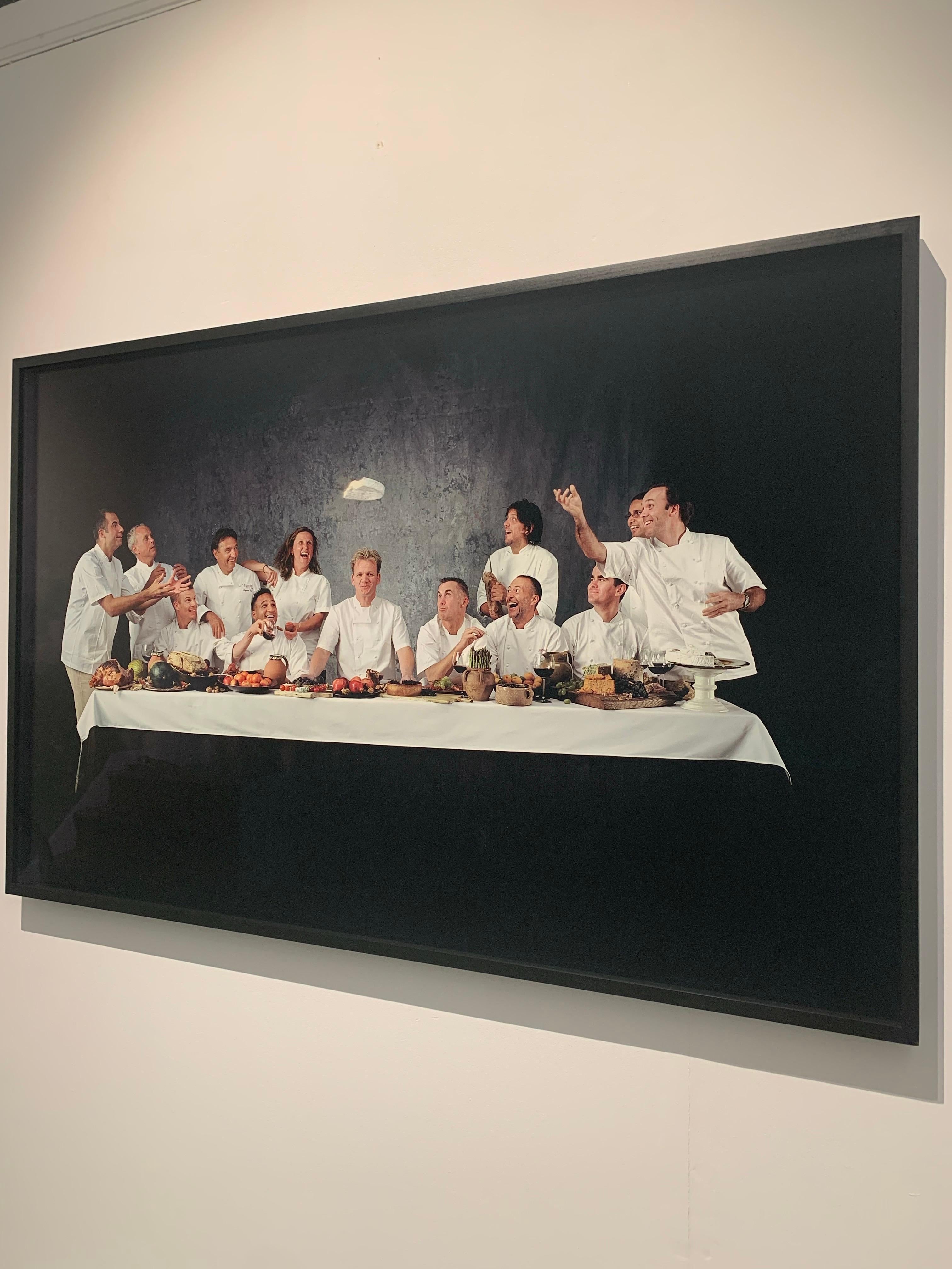 Le dernier plat des chefs - Portrait de 13 chefs à étoiles Michelin - Impression encadrée en vente 12