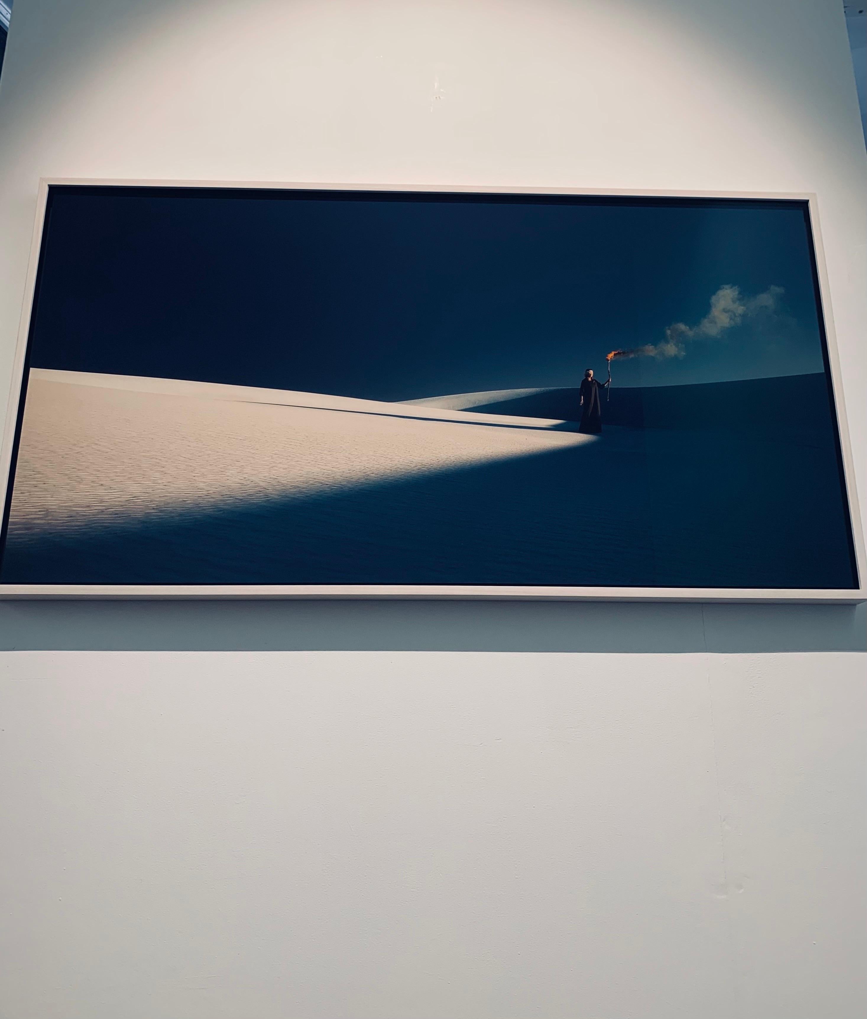 Site Trinity, du parc national des dunes de sable de White Sands, blanc et bleu en vente 7