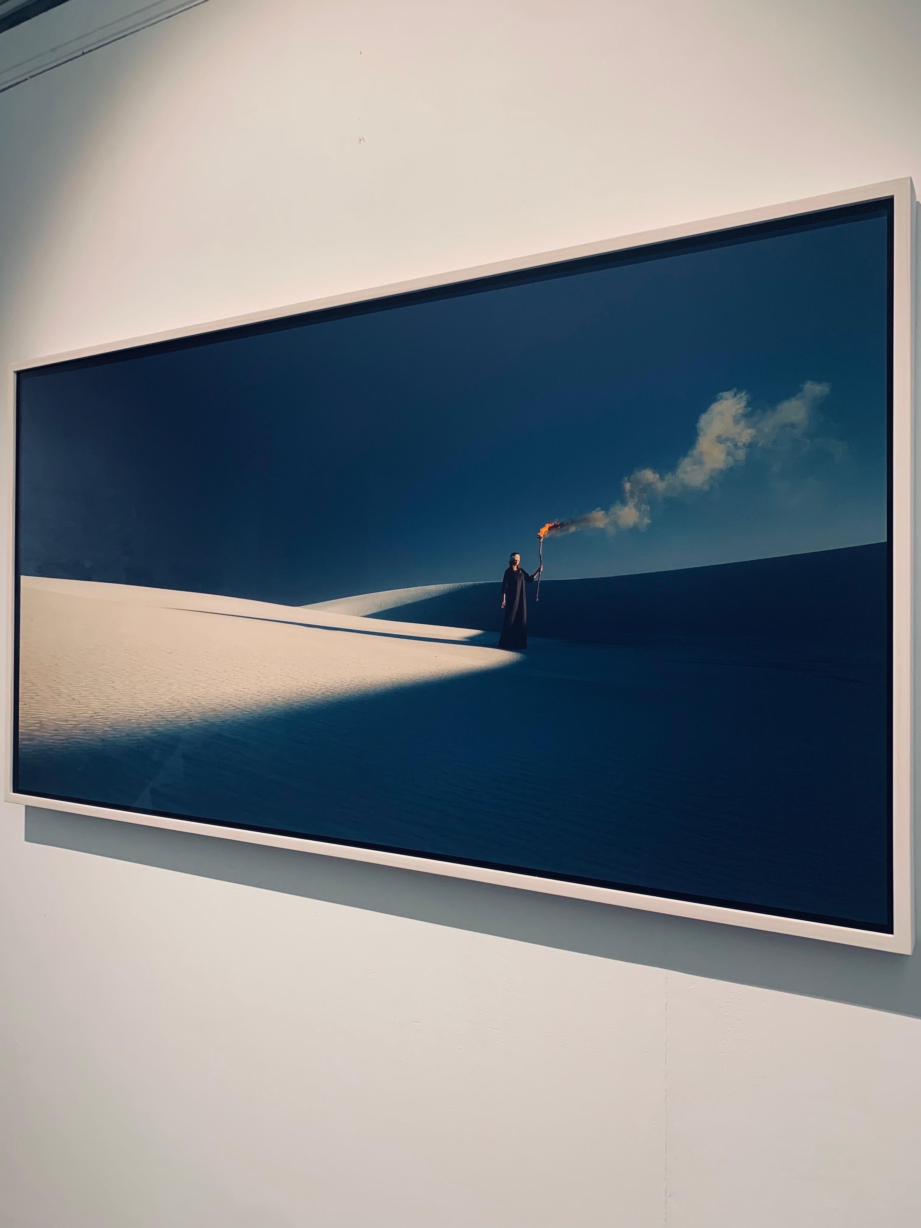 Site Trinity, du parc national des dunes de sable de White Sands, blanc et bleu en vente 10