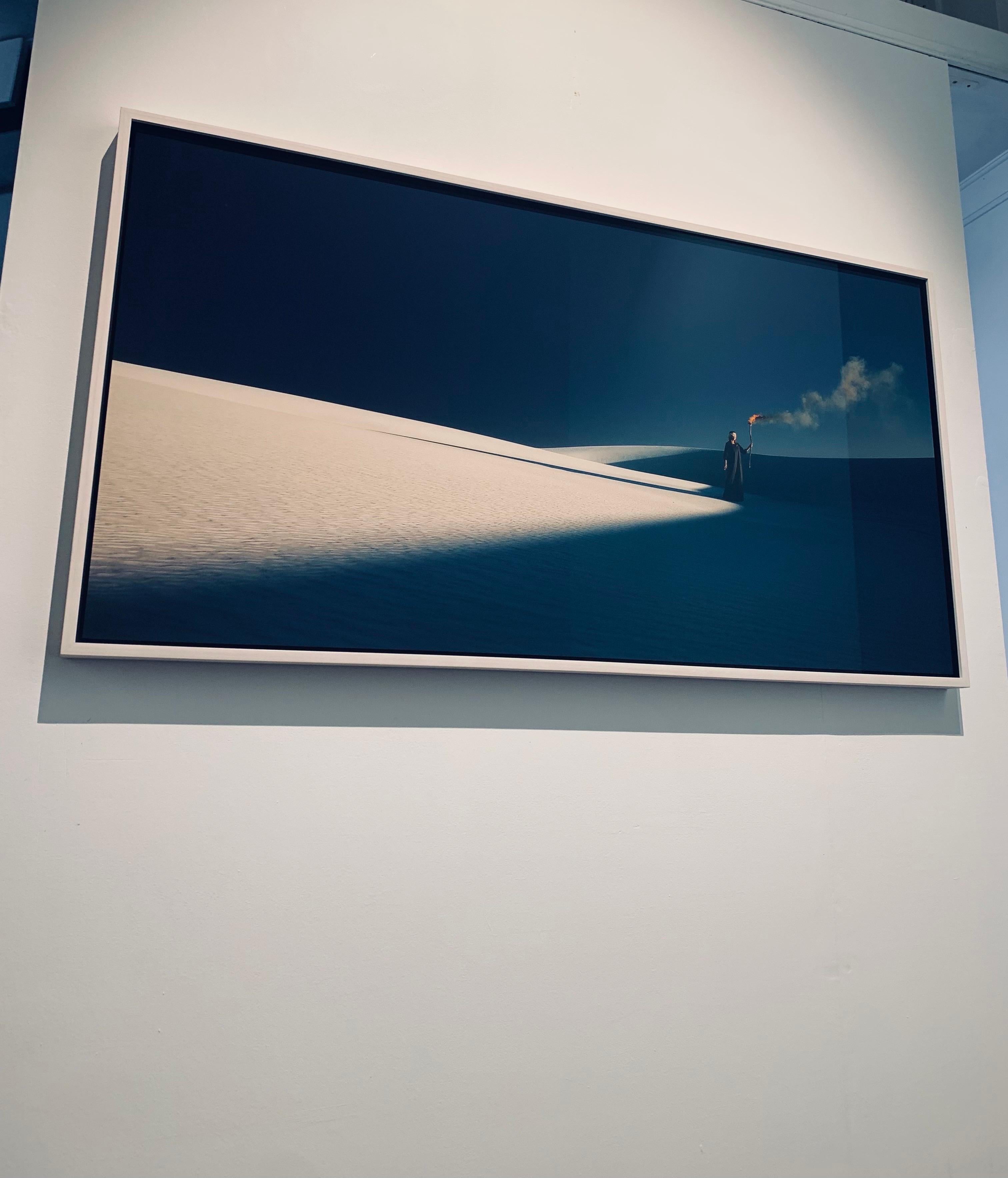 Site Trinity, du parc national des dunes de sable de White Sands, blanc et bleu en vente 9