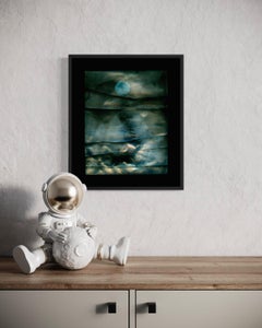 Moon over a Mayo Beach - Abstract Landscape Photograph, Medium size, Framed