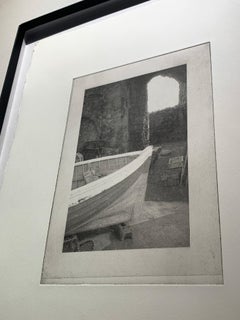 Beadnel - Petite impression en noir et blanc - Le bateau et la fenêtre