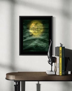 Moon over a Mayo Landscape - Mysterious Moonlit Photograph, Framed (or unframed)