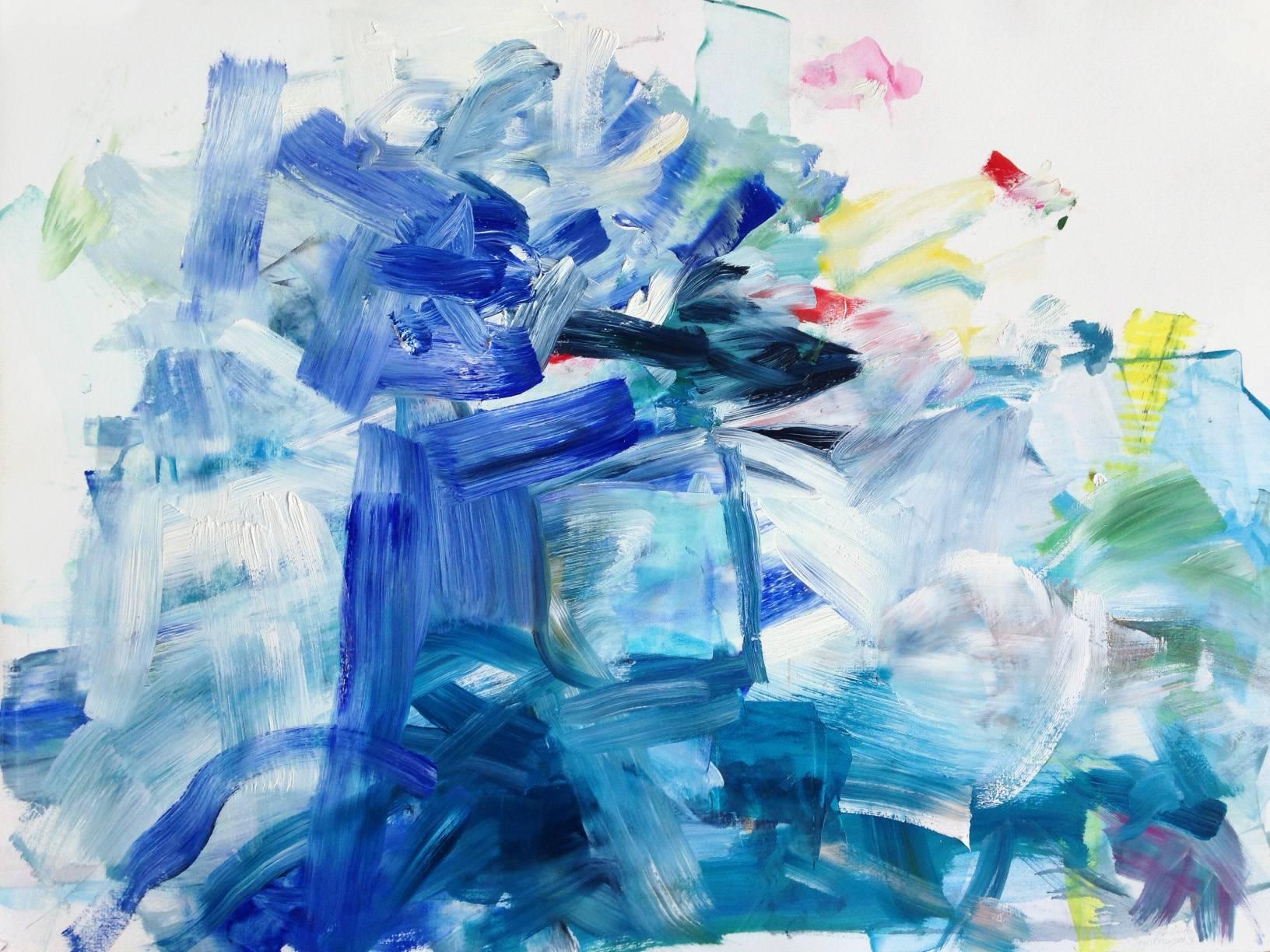 Yolanda Sanchez Abstract Painting - Sea Changes 5