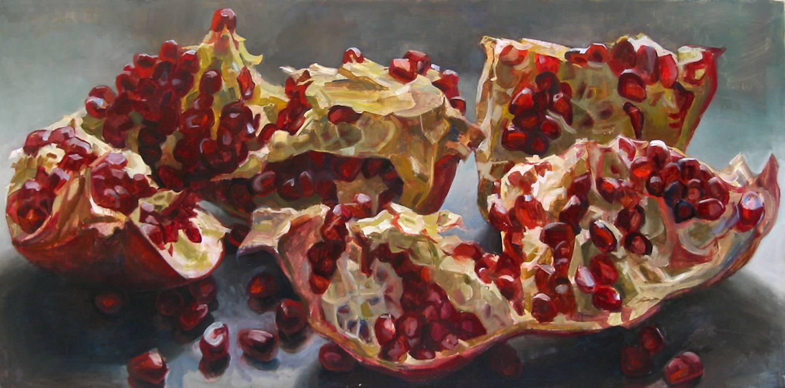 pomegranate oil painting