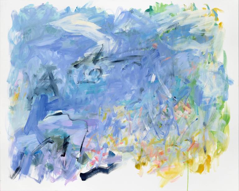 Yolanda Sanchez As Though Time Were Very Large, Large Abstract Pale