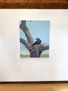 Coleccionista - «Crow Nest in Tree Key Pocket Watch Landscape Hills», 2025