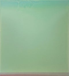 Outland 53 - Contemporary Abstract Poured Painting Mint Blue Green Pink, 2026