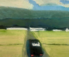 Straße nach Harvey – Auto, Wolken, blauer Himmel, Berglandschaft, 2024