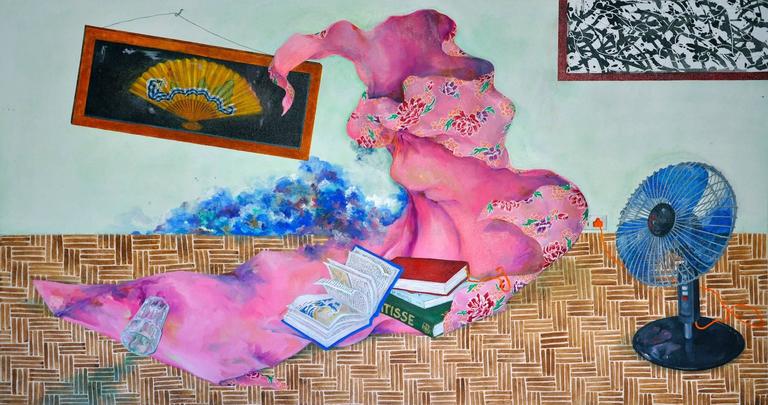 Eleen Lin Interior Painting - Tsunami