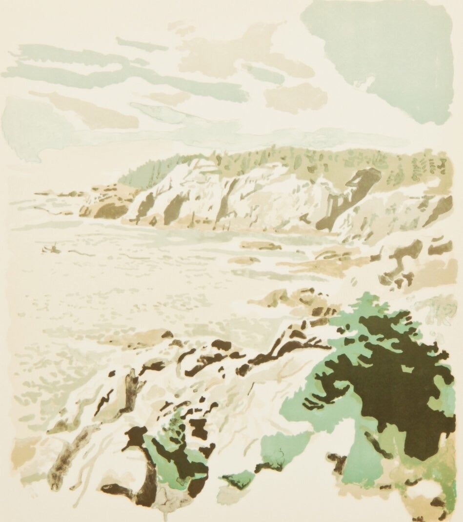 Fairfield Porter Landscape Print - Isle au Haut