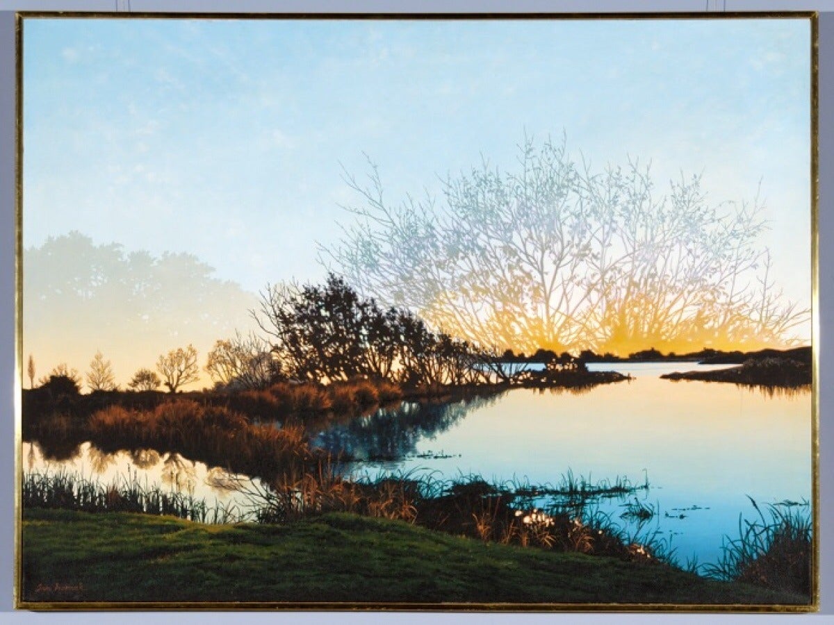 Ian Hornak Landscape Painting - Echo Loses Narcissus (Multiple Exposure Series)