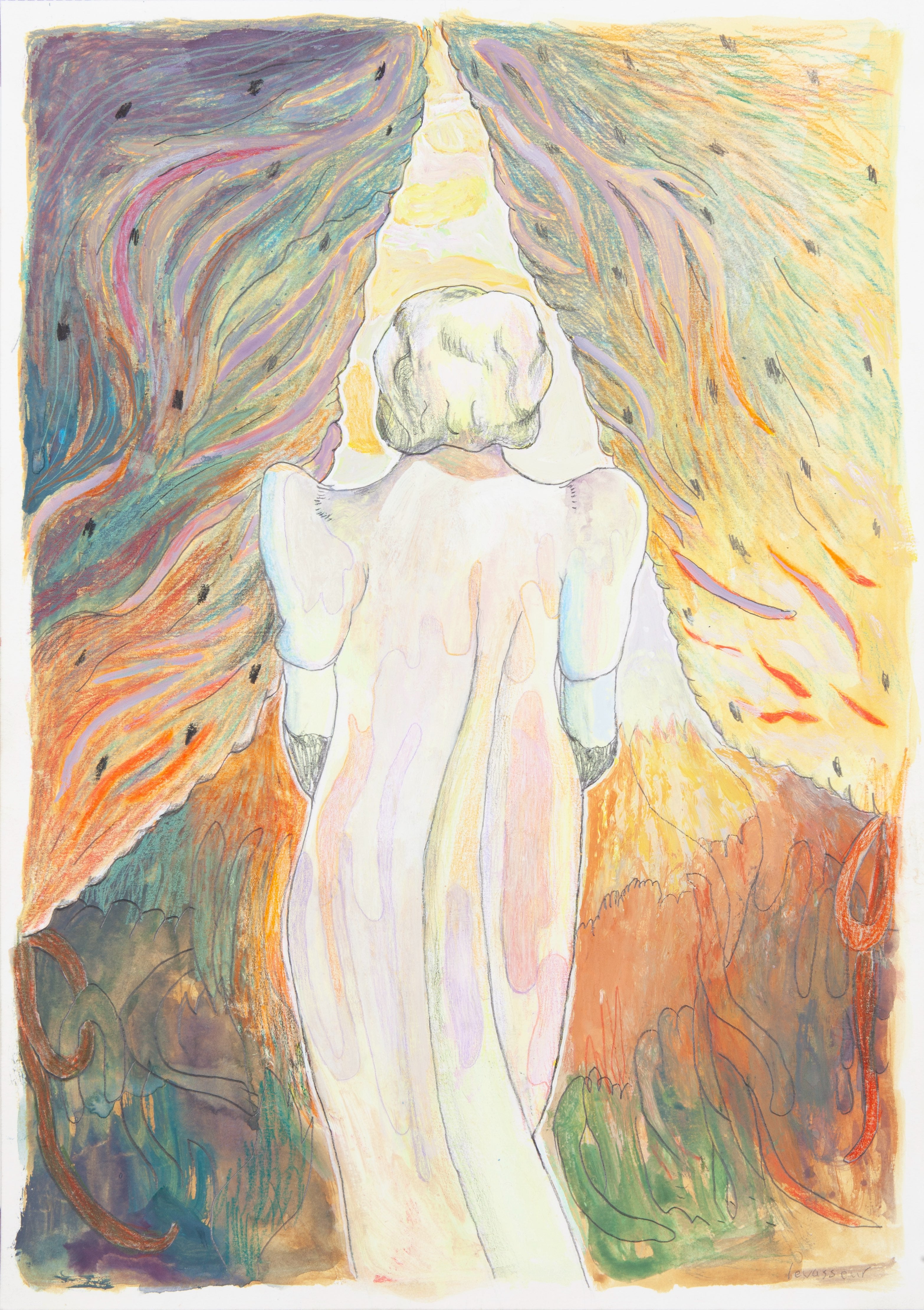 Threshold - Mixed Media Art by Alexandra Levasseur