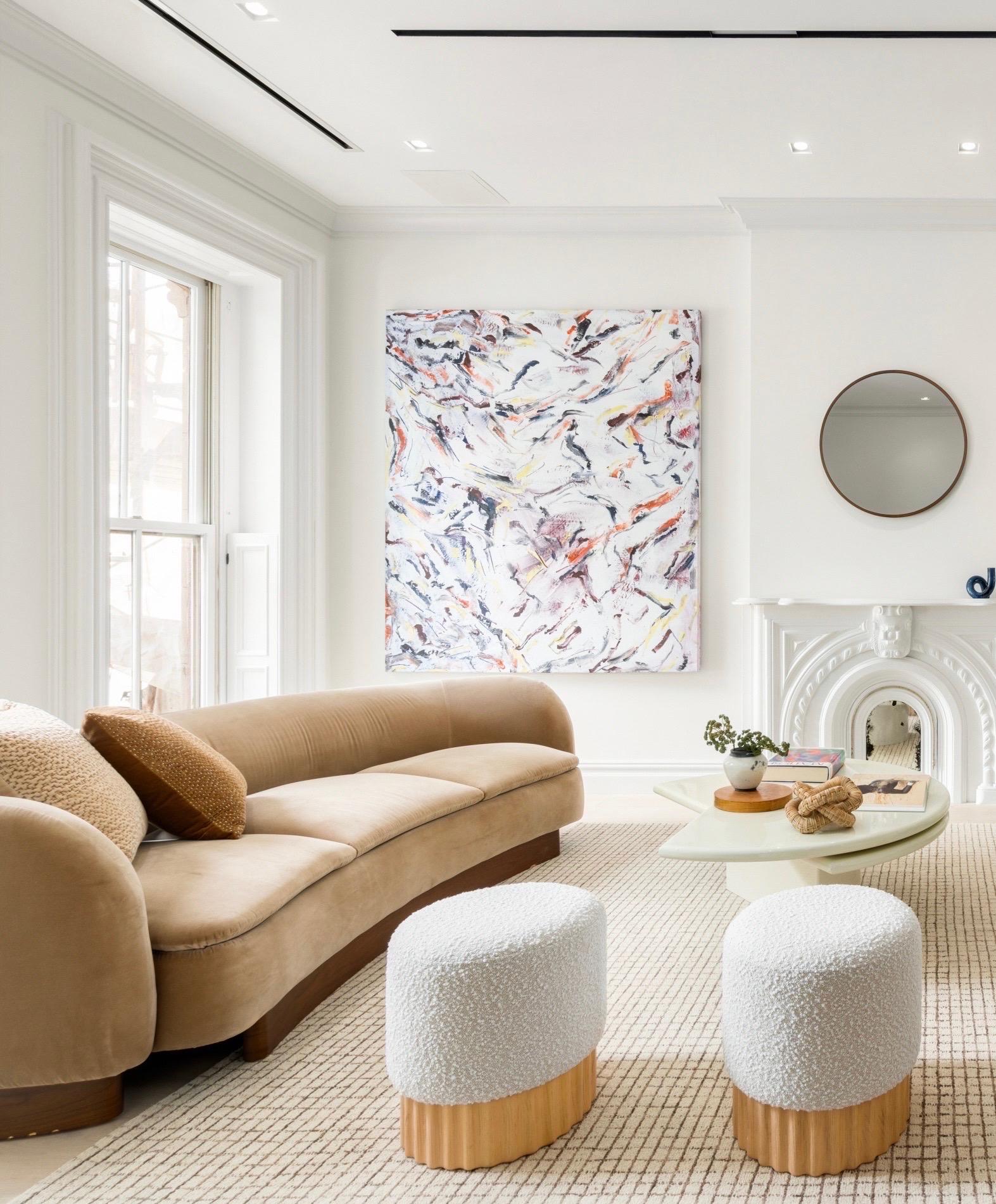Stamped and signed verso

Albion Vu is an architect, fashion designer and an abstract painter living between NYC and Martha's Vineyard. Born and raised in Eastern Europe, he moved to the USA after graduating in Architecture and Design. Albion has