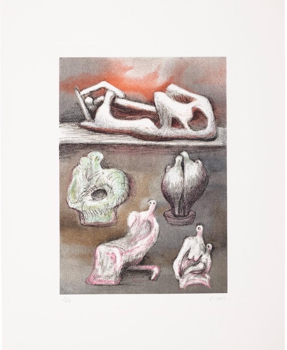 Colección de litografías de Henry Moore en venta 1