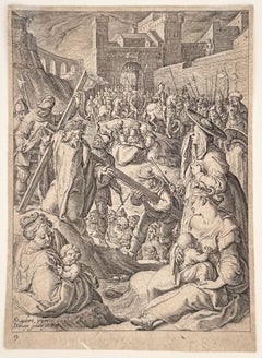 Christus trägt das Kreuz auf dem Weg nach Golgatha (nach Karel van Mander)