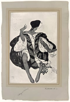 „Danseur Syrien“ (Syrischer Tänzer); Kostümentwurf für das Ballett „Cléopâtre“