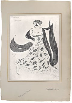 Costume for Cleopatra, Bacchanale (Ida Rubenstein as Cleopatra)