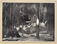 Set design for Saint Sebastien, Act IV