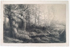 Paris: L'Eau Forte, 1875, Radierung auf cremefarbenem Büttenpapier, 6,5 x 5,75