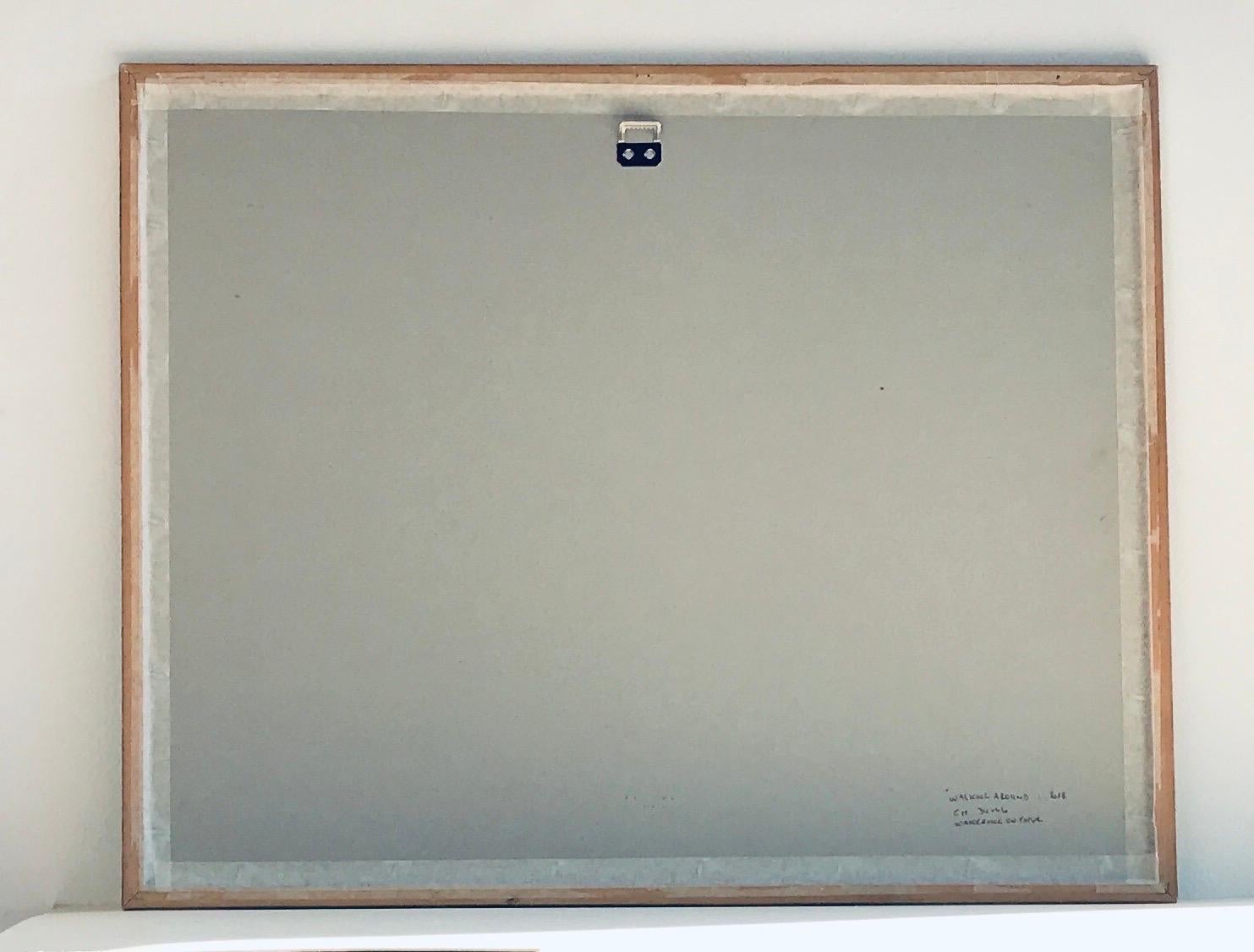 Umhergehen von Annemarie Ambrosoli, Karton-Akklamation, 34 x 46 cm im Angebot 5