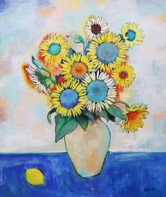 "Sunflowers with Lemon"