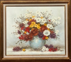 "Still life with chrysanthemums"