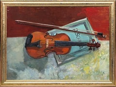 "Still life with violin"